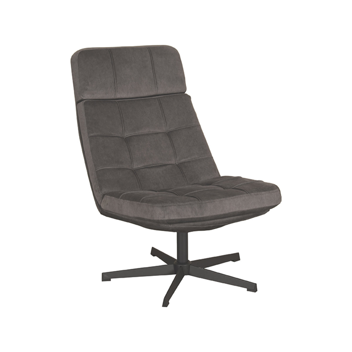Relaxfauteuil Alvar - Antraciet - Cosmo