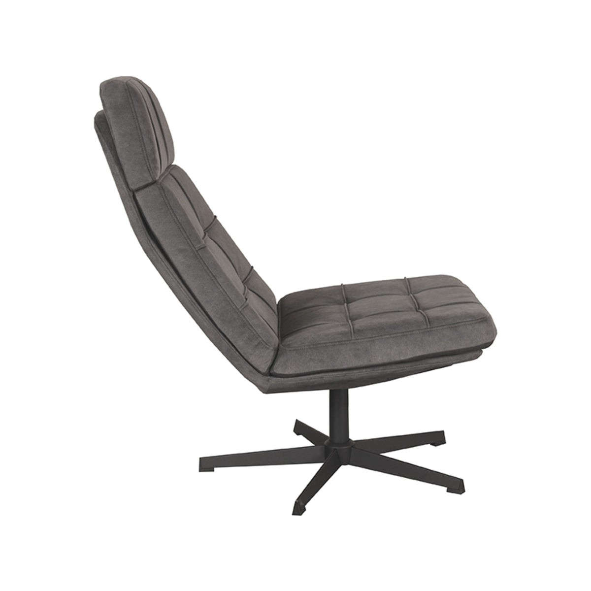 Relaxfauteuil Alvar - Antraciet - Cosmo