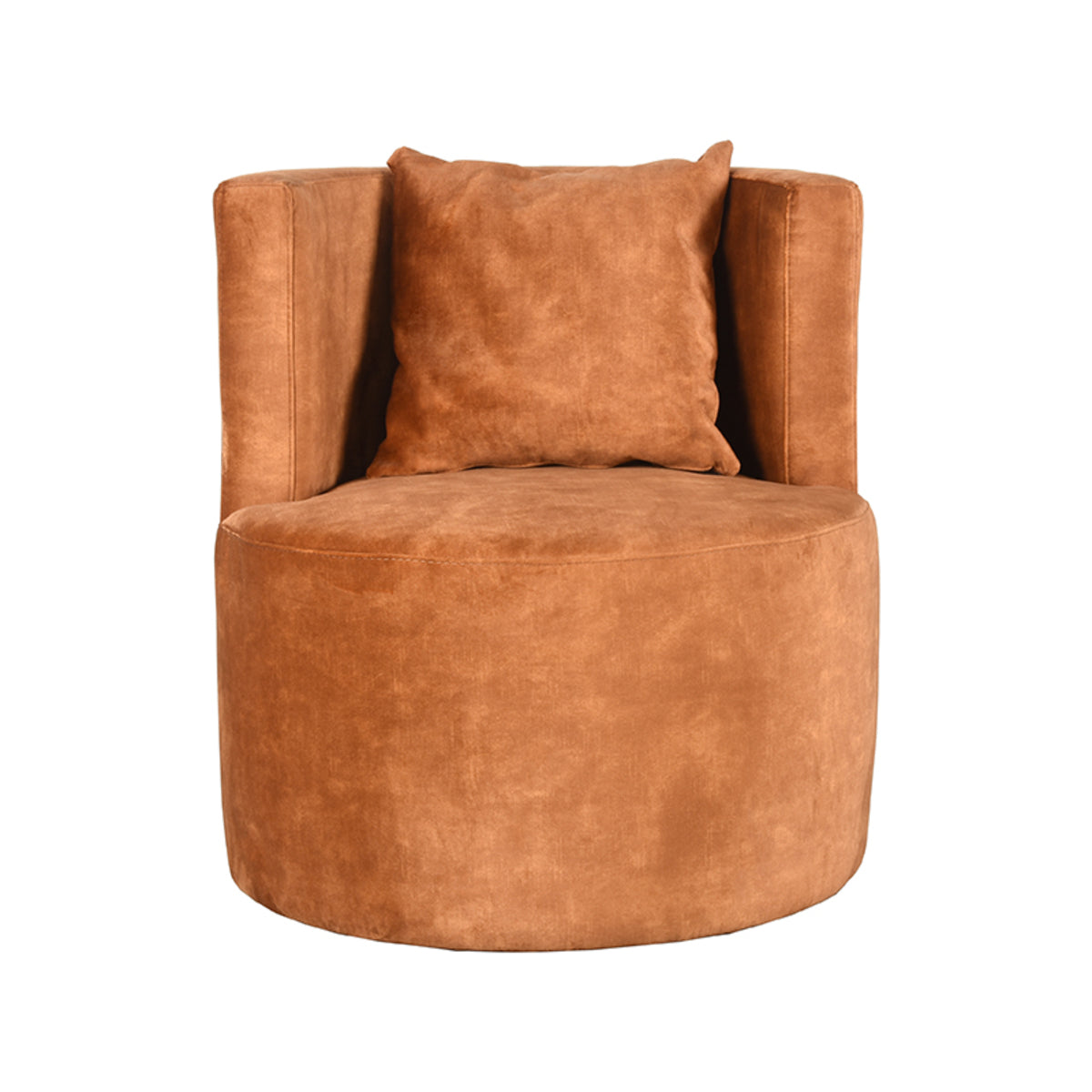 Fauteuil Evy - Oker - Velours