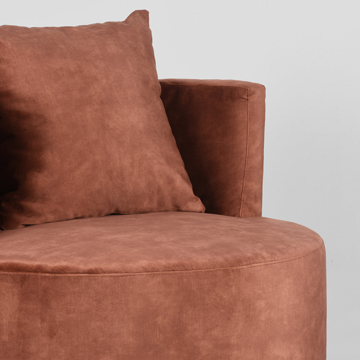 Fauteuil Evy - Rust - Velours