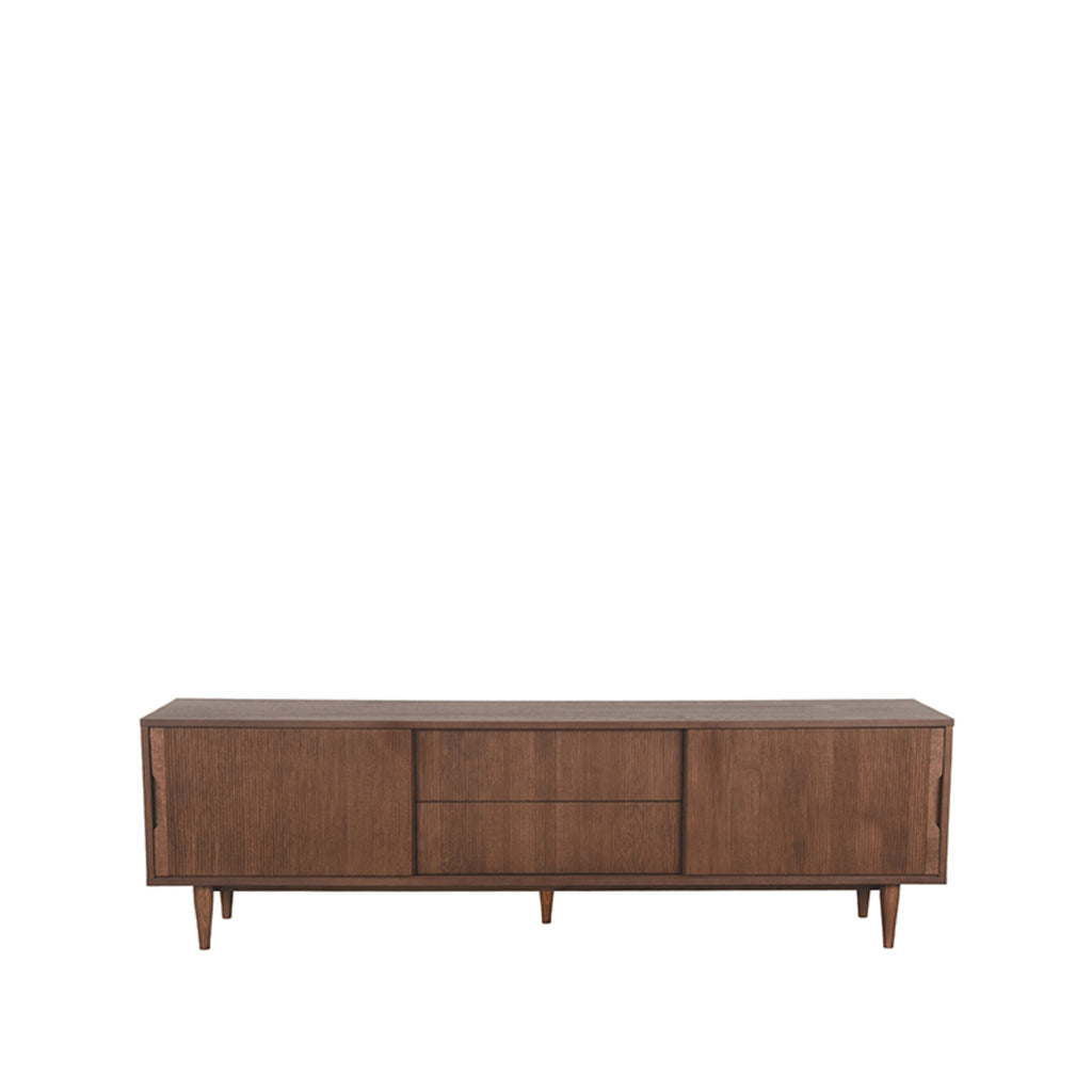 Tv-Meubel Jule - Walnoot - Eikenfineer - 200 cm