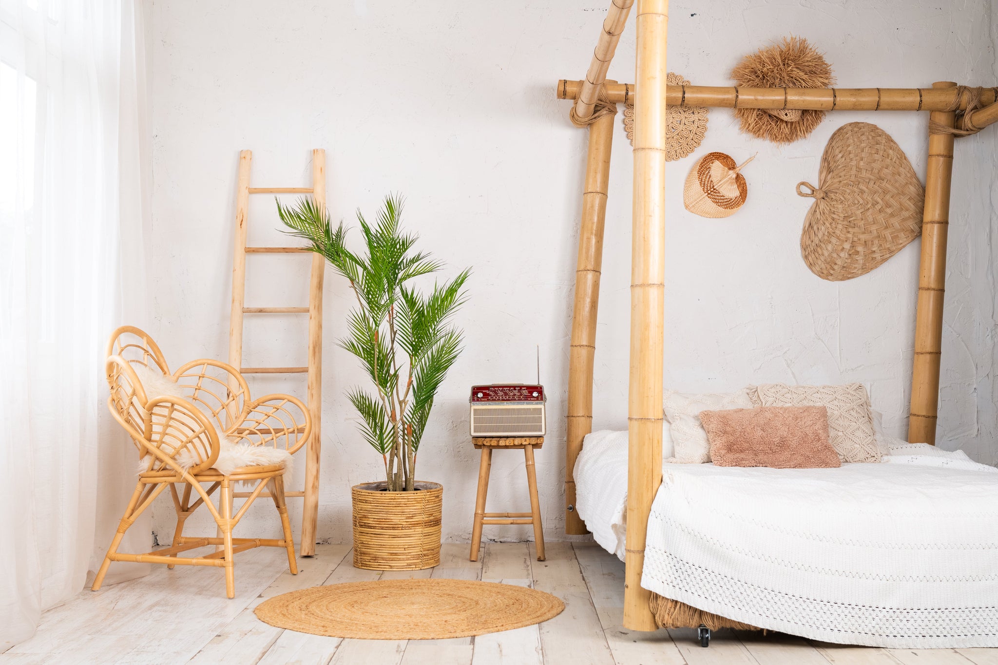 Tropische Areca palm kunstplant 140 cm