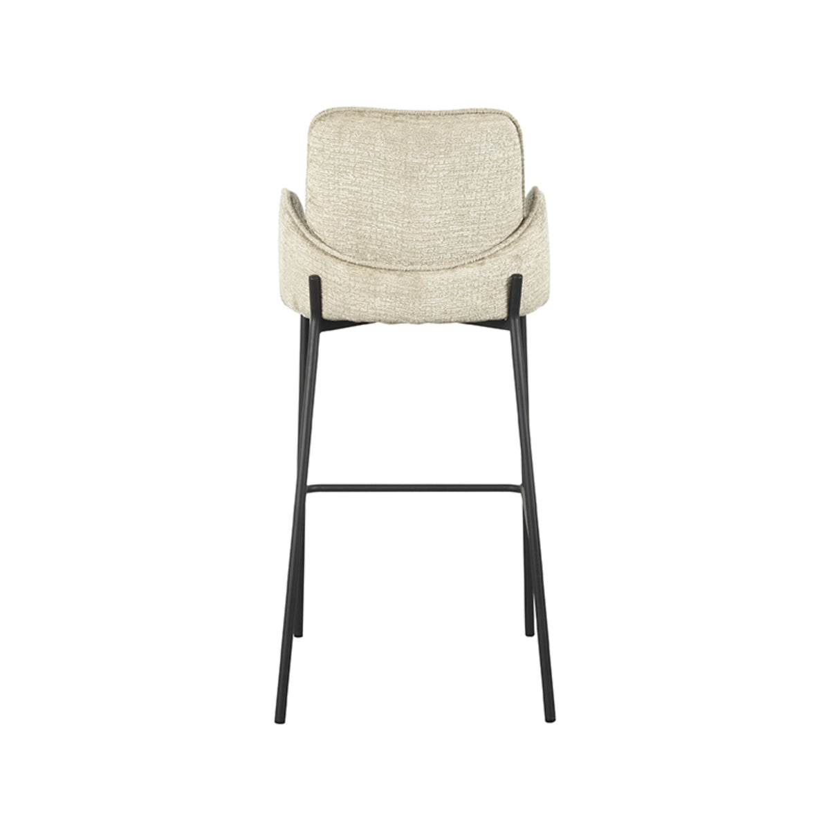 Barkruk Joni - Beige - Fluweel
