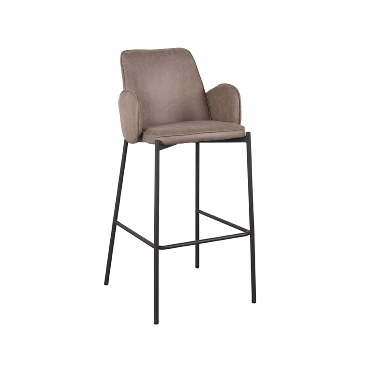 Barkruk Joni - Taupe - Microfiber