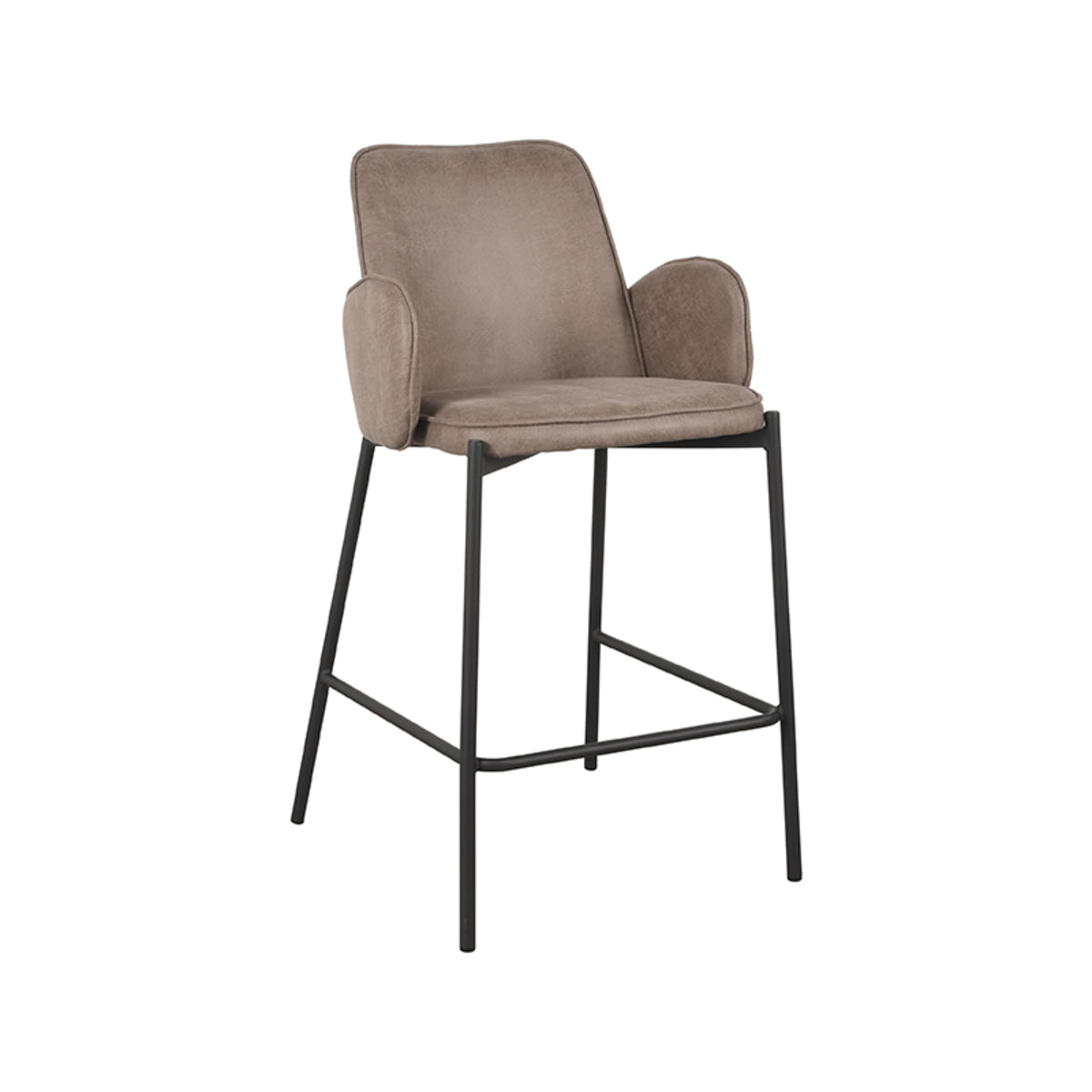 Barkruk Joni - Taupe - Microfiber