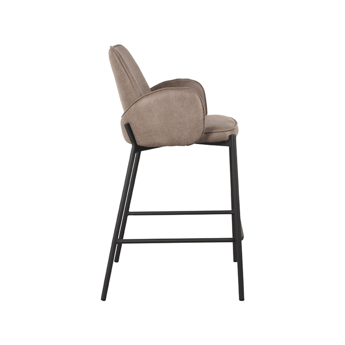 Barkruk Joni - Taupe - Microfiber