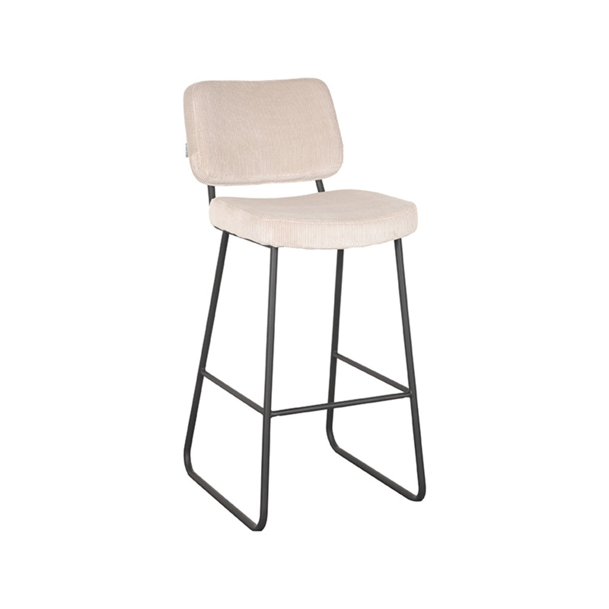 Barkruk Noah - Naturel - Ribcord