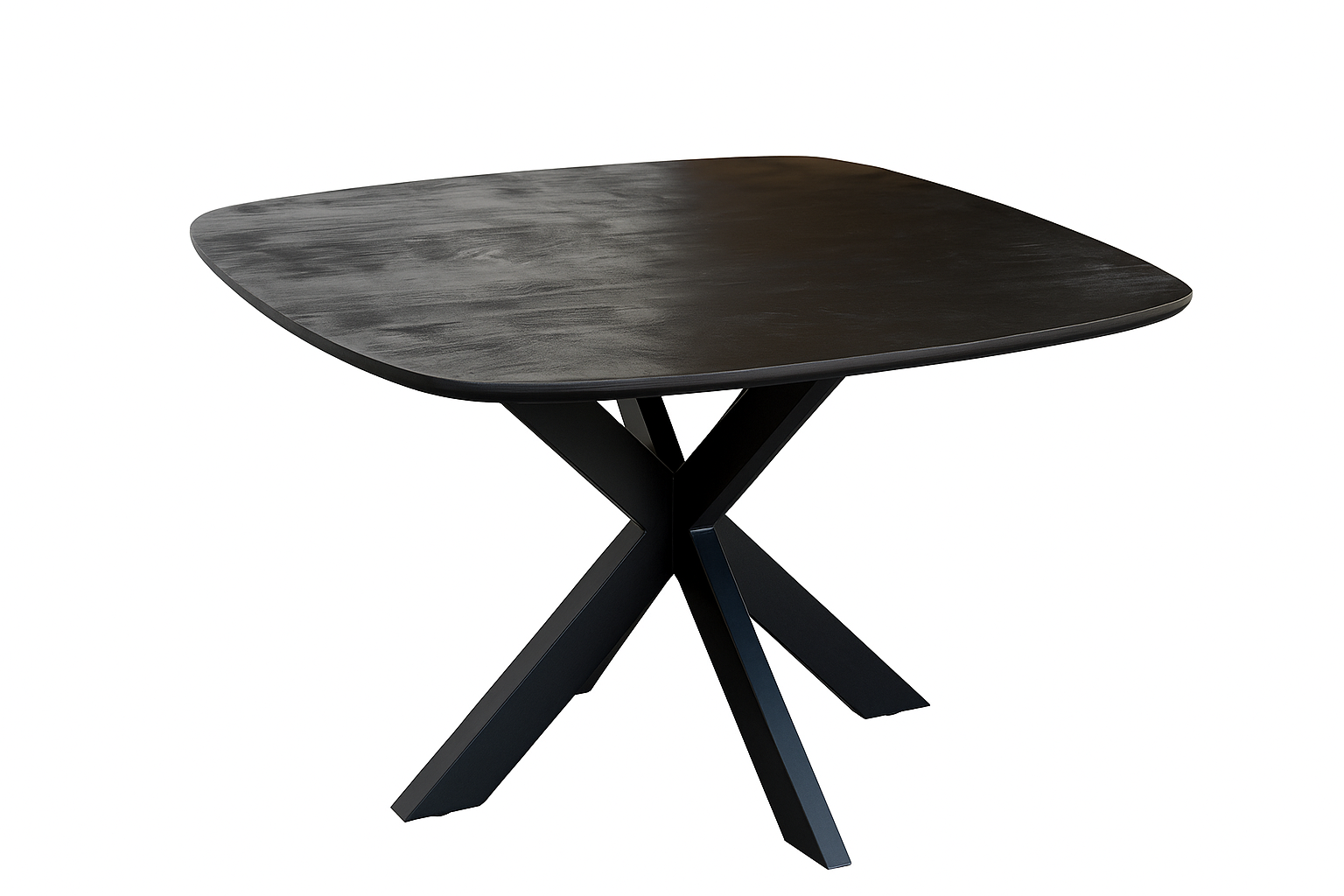 Eettafel Deens Rond – 100 cm – Zwart – Mangohout