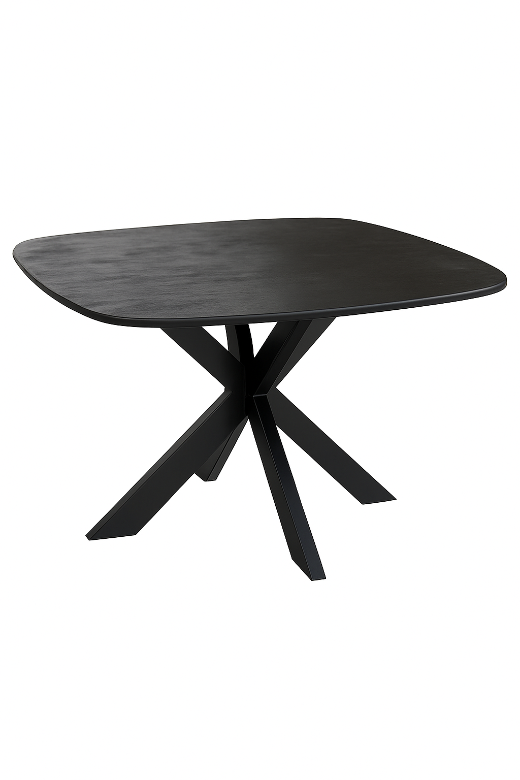 Eettafel Deens Rond – 110 cm – Zwart – Mangohout
