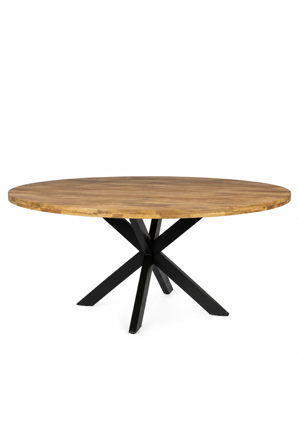 Ronde eettafel - 180 cm - Naturel - Mangohout