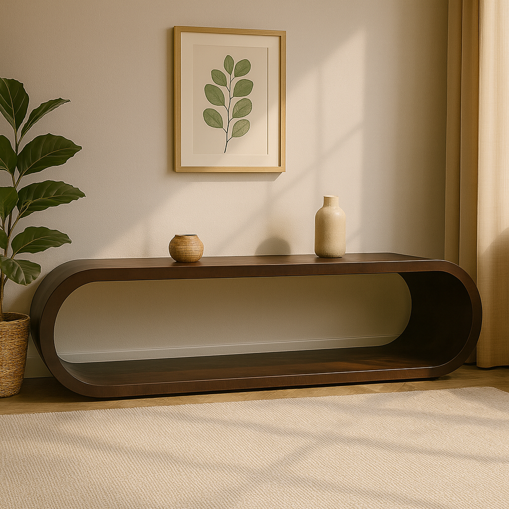 Tv-meubel Elegance – 170 cm – Bruin – Mangohout