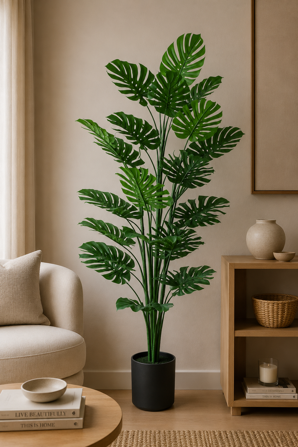 Monstera kunstplant 140 cm - Tropisch Zuid-Amerika