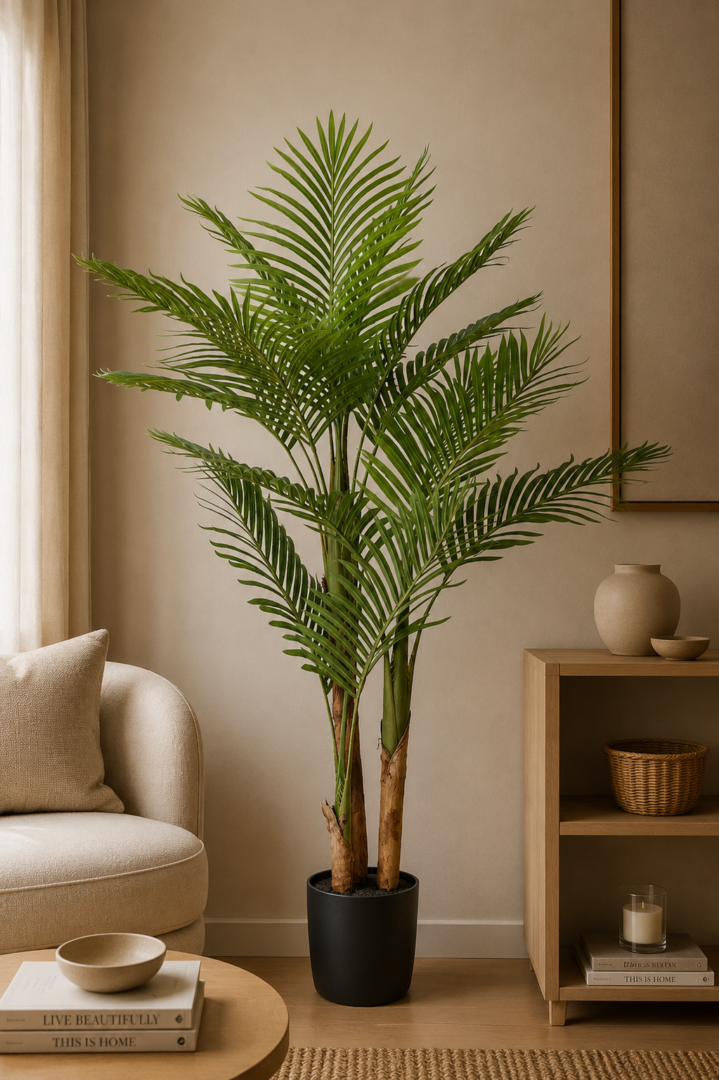 Kentia palm kunstplant 170 cm - Tropisch design voor binnen
