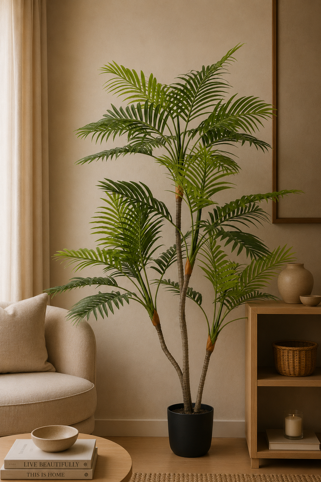 Tropische mini palm kunstplant 170 cm