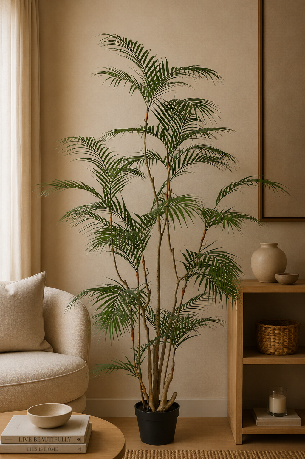 Tropische Areca palm kunstplant 160 cm