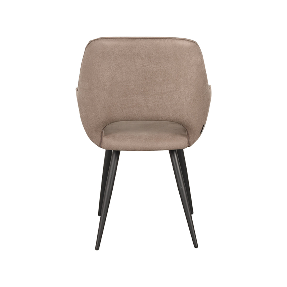 Eetkamerstoel Fer - Taupe - Micro Suede