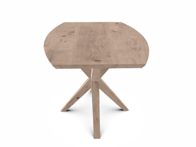 Eettafel Bootvorm – 200 cm – Eikenhout