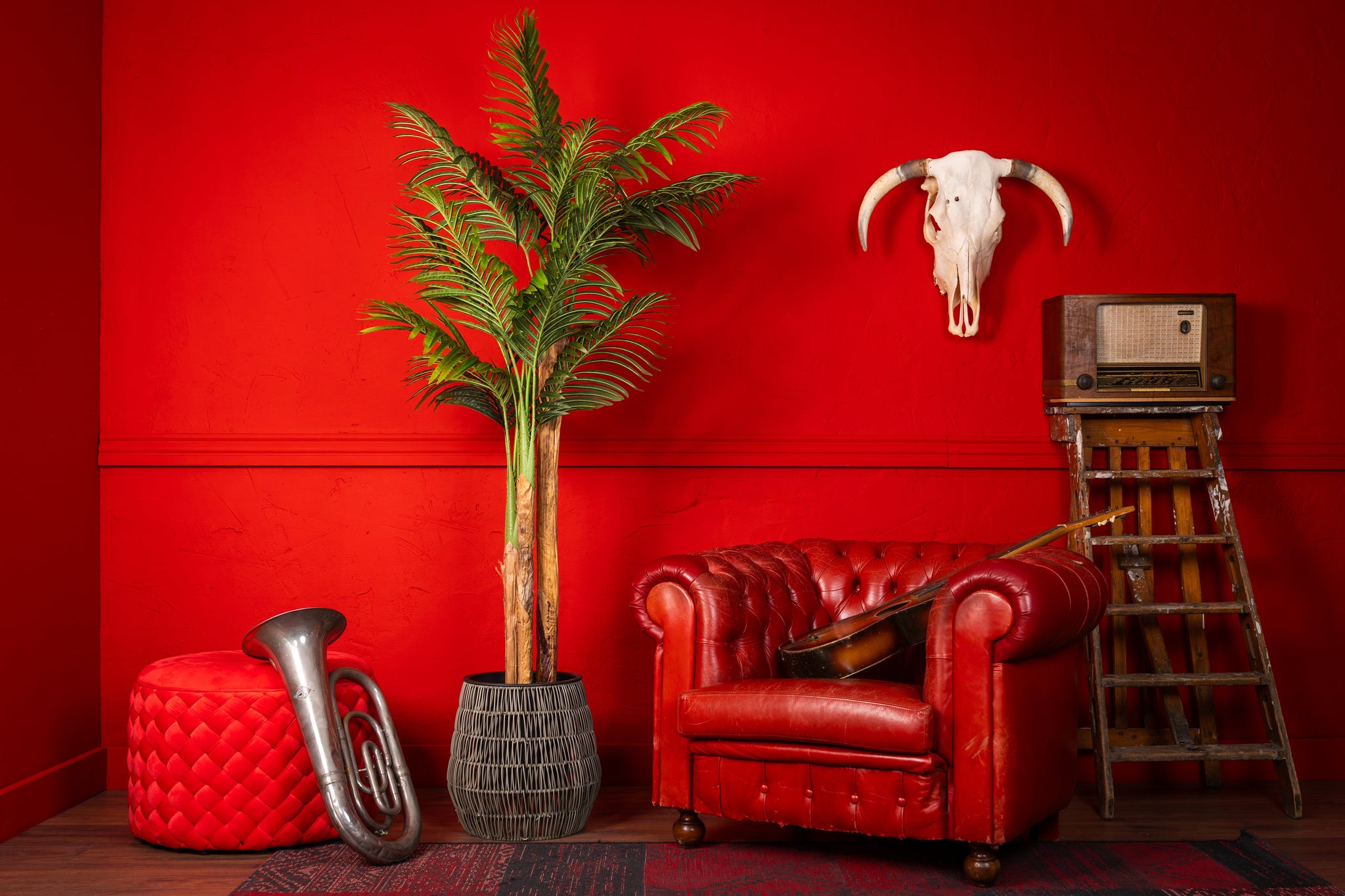 Kentia palm kunstplant 190 cm - Tropisch design voor binnen