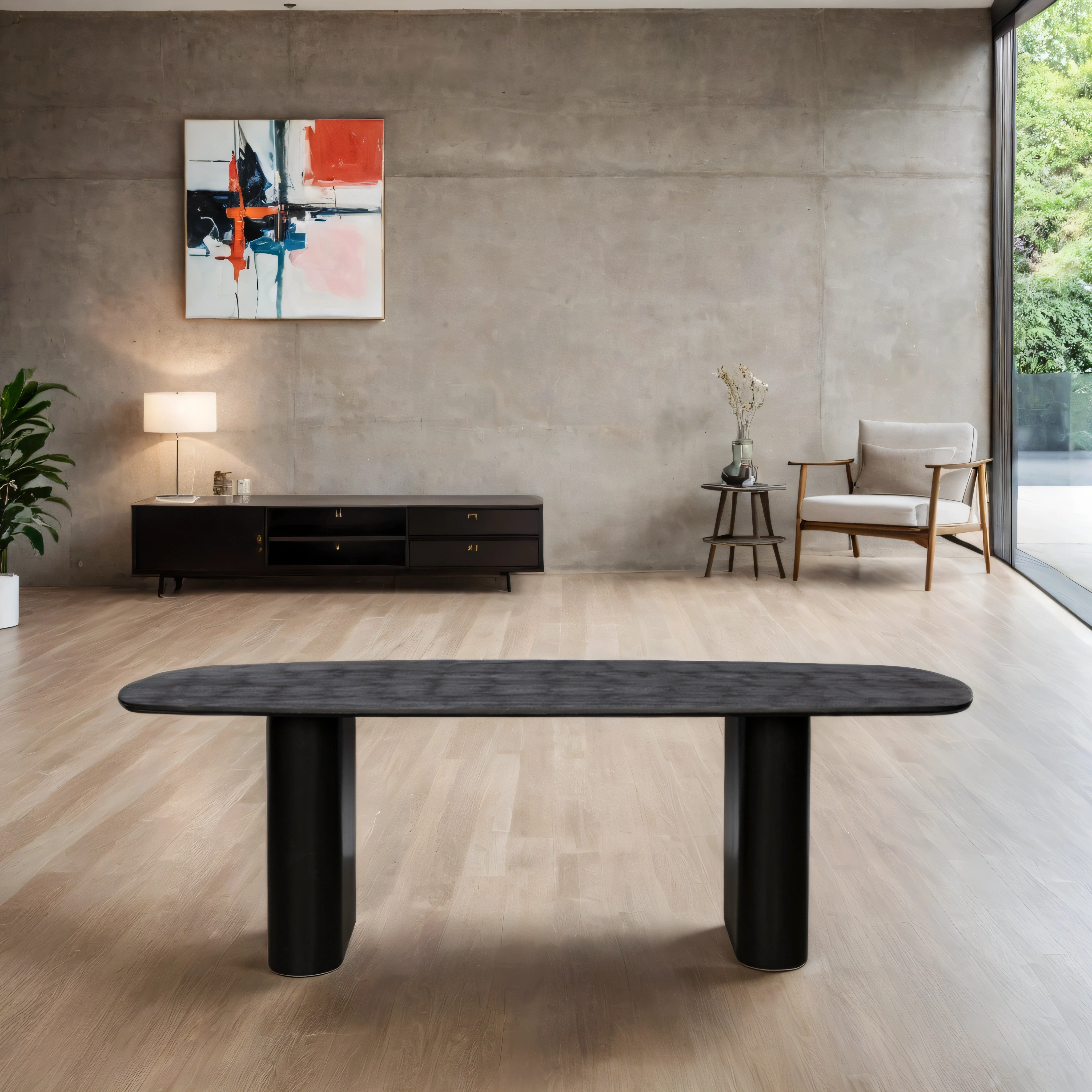 Deens Ovaal Kookpoot – 160 cm – Zwart – Mangohout