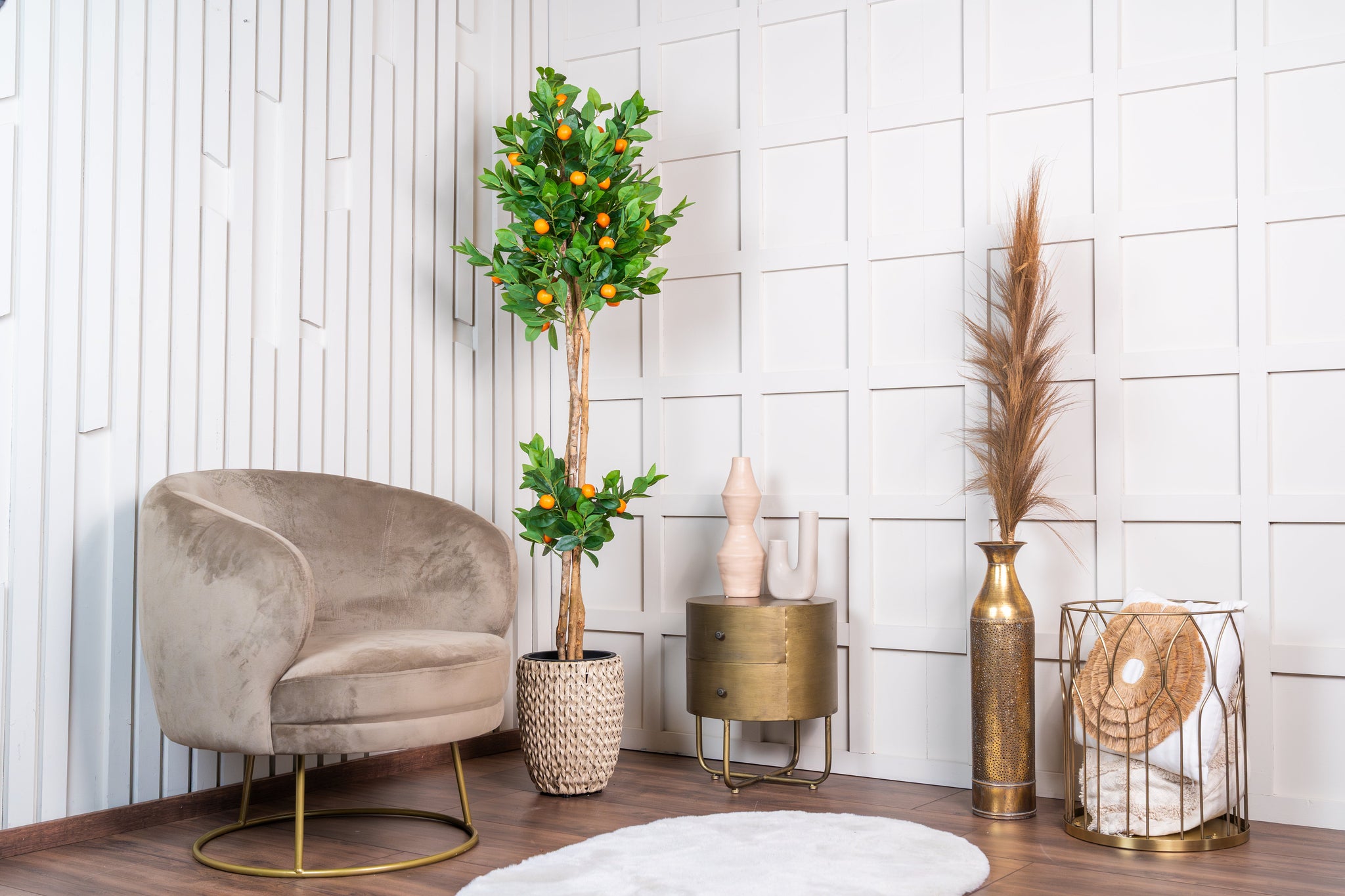 Sinaasappel kunstboom 170 cm - Mediterrane uitstraling