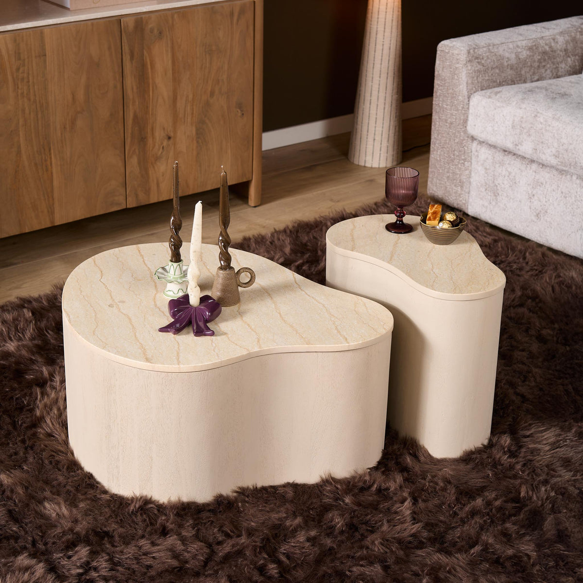 Salontafel Lovi | 50 cm | Sand