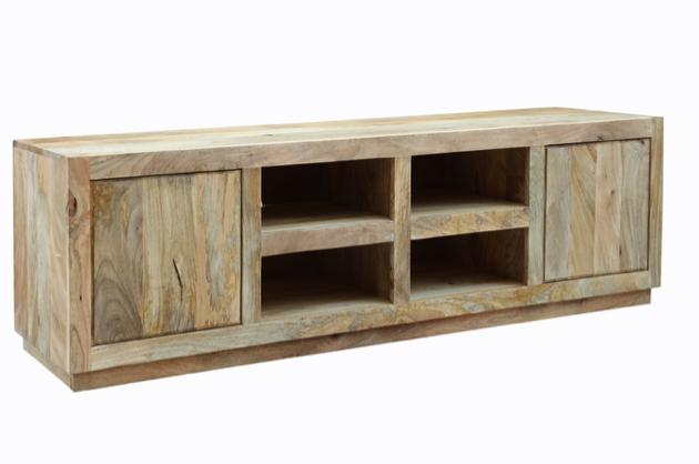 Tv-meubel Cannes – 180 cm – Naturel – Mangohout