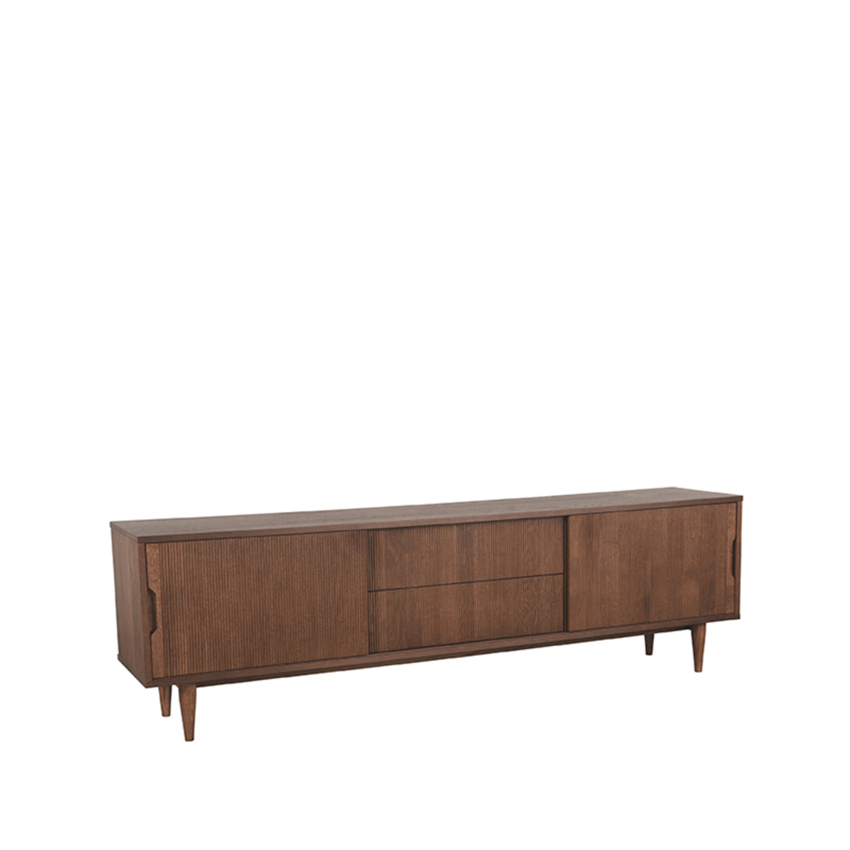Tv-Meubel Jule - Walnoot - Eikenfineer - 200 cm