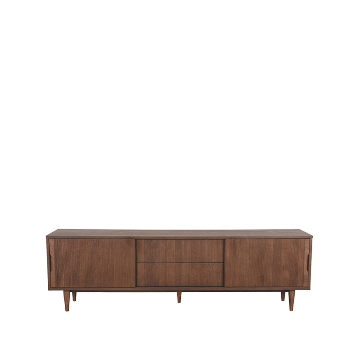 Tv-Meubel Jule - Walnoot - Eikenfineer - 200 cm