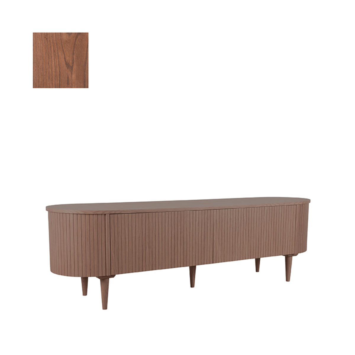 Tv-Meubel Oliva Walnoot - Eiken - 180cm