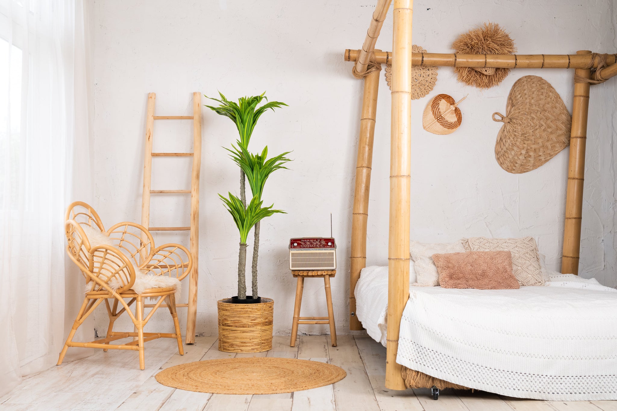 Kunstplant Yucca 140 cm - Robuuste uitstraling