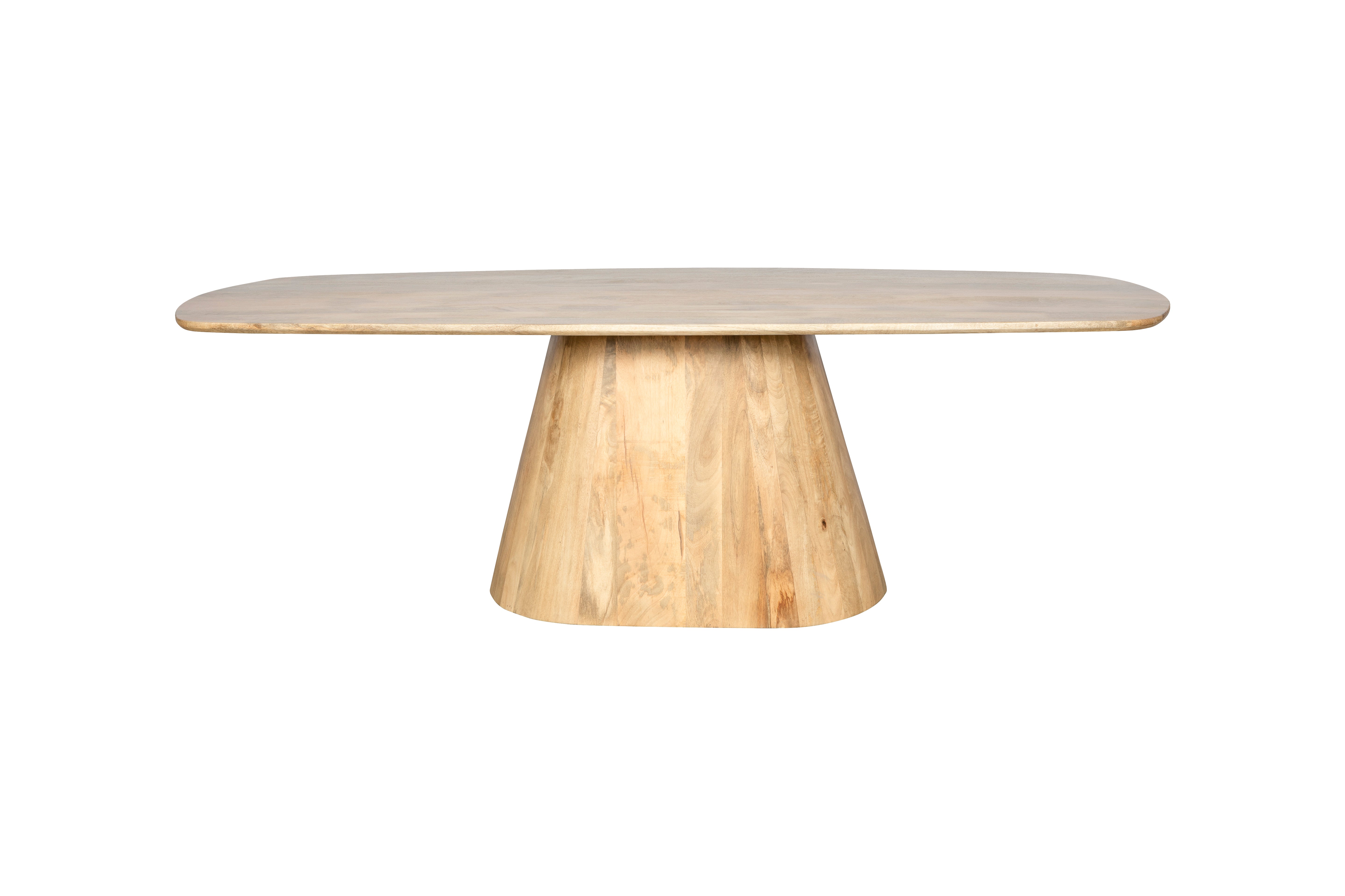 Deens Ovaal Kolompoot - 180 cm - Naturel - Mangohout