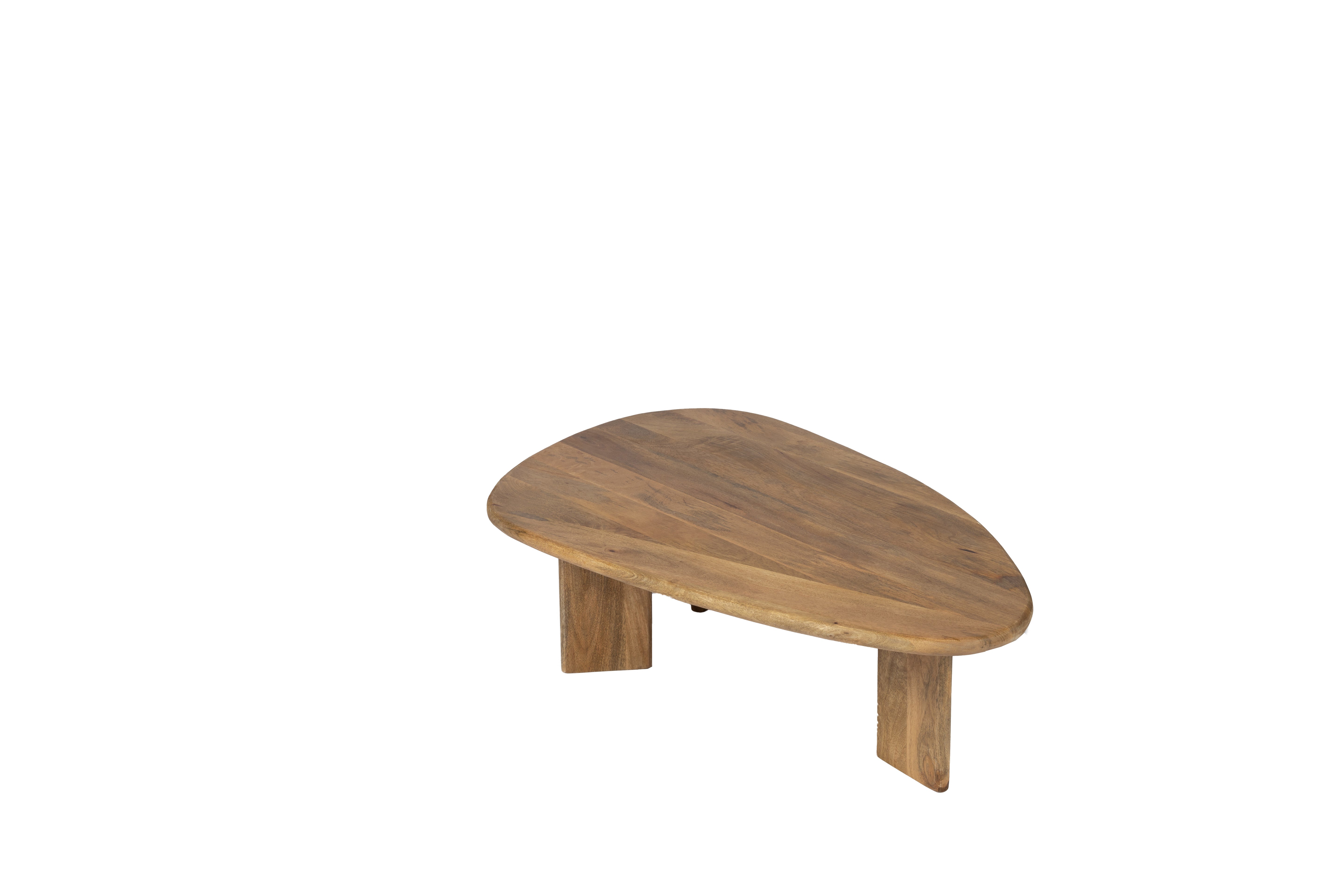 Organische Salontafel - 120 cm - Driepoot - Naturel Mangohout