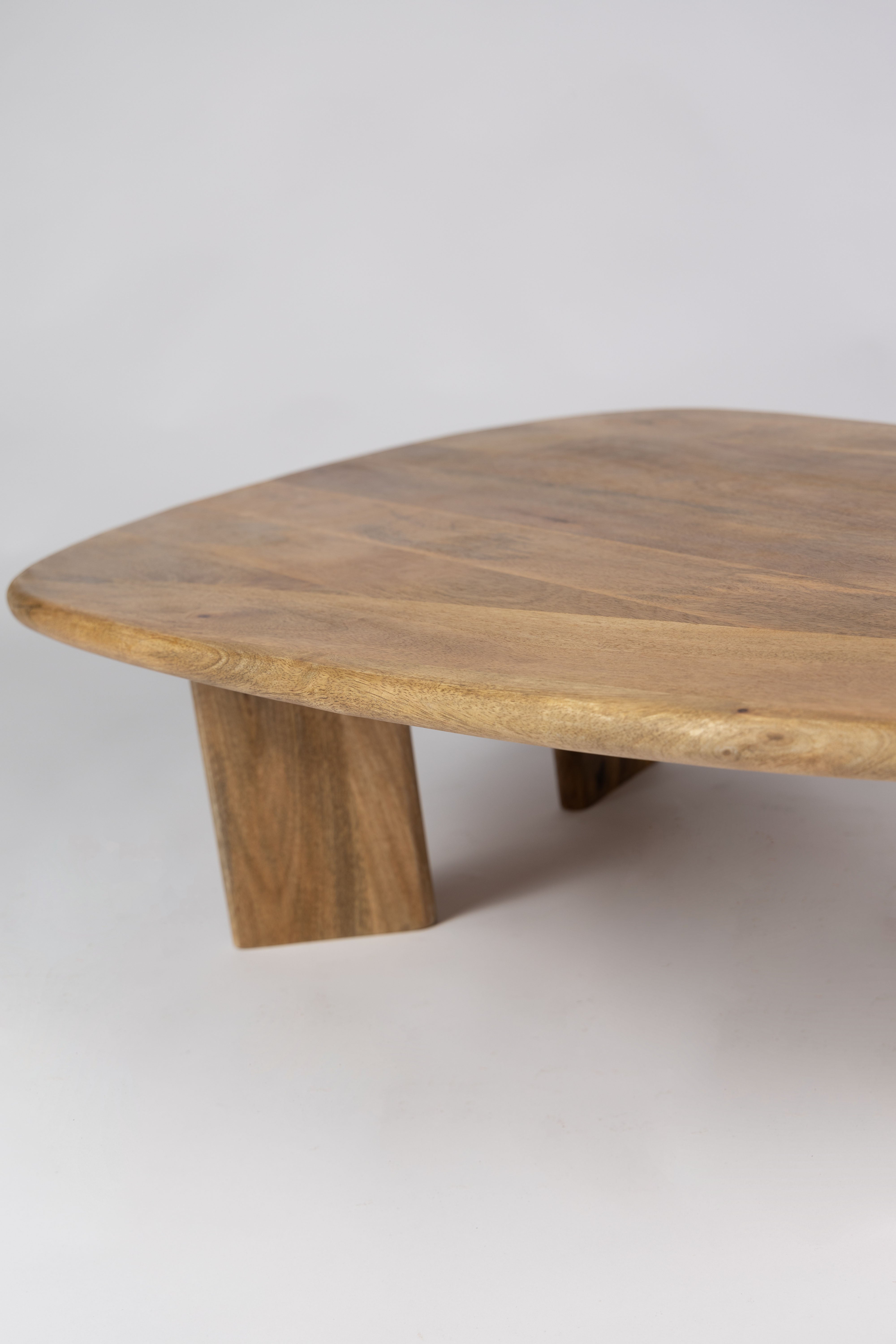 Organische Salontafel - 120 cm - Driepoot - Naturel Mangohout