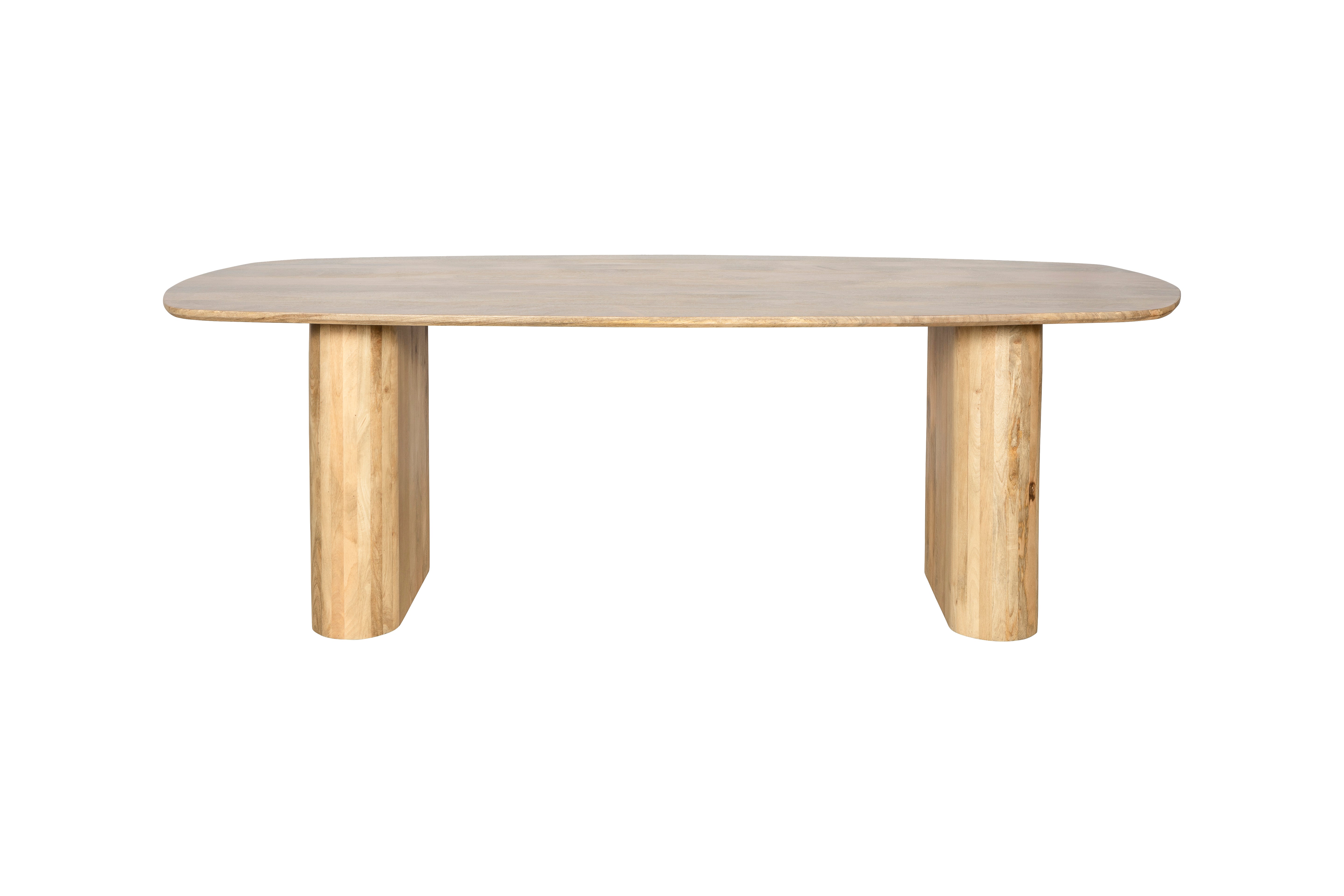 Deens Ovaal Kolompoot – 160 cm – Naturel – Mangohout