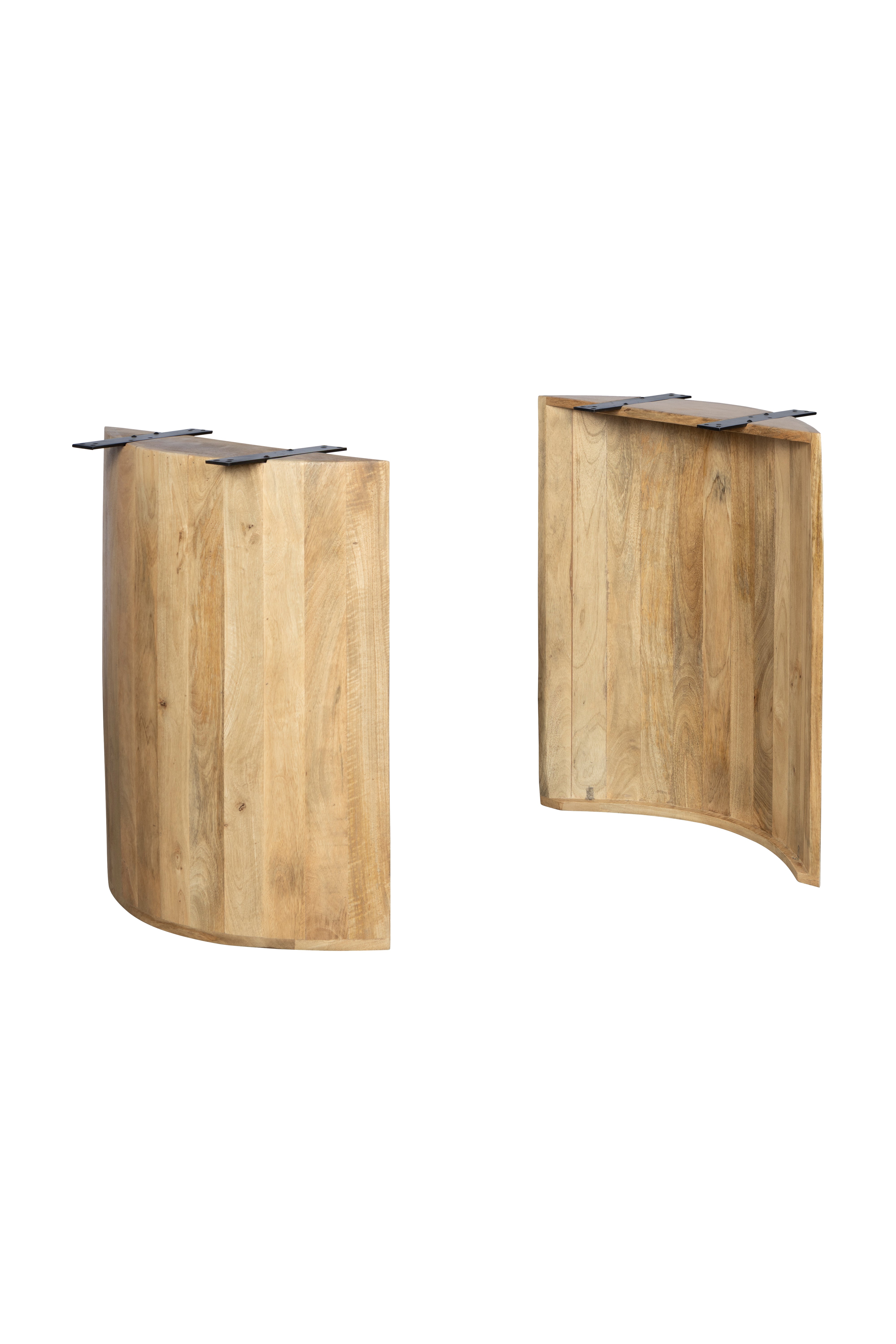 Maan onderstel set van 2 - Natural – Mangohout