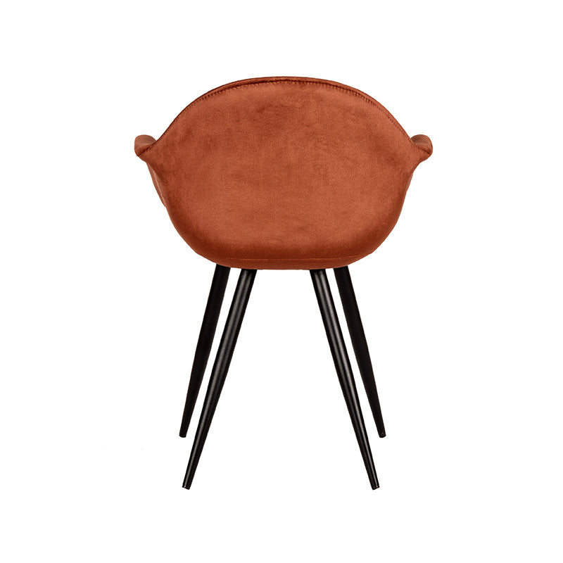 Eetkamerstoel Forli - Rust - Fluweel
