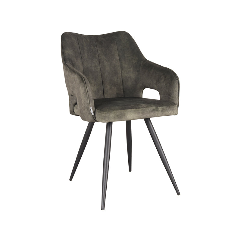 Eetkamerstoel Noud - Hunter - Velours