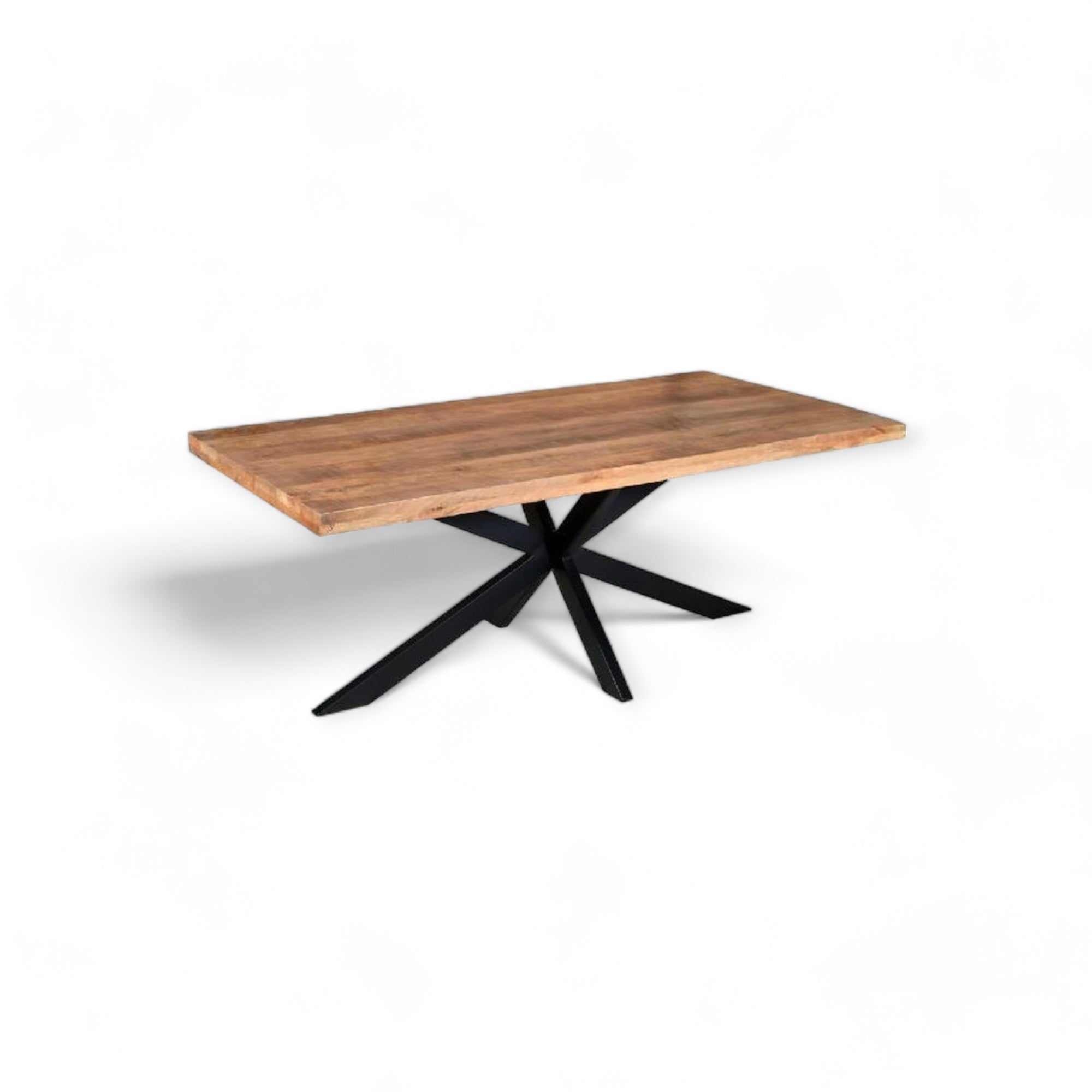Table à manger rectangulaire - 180 cm - Naturel - Bois de manguier