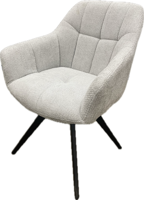 Stoel Beauty Lichtgrijs – Draaibare Eetkamerstoel